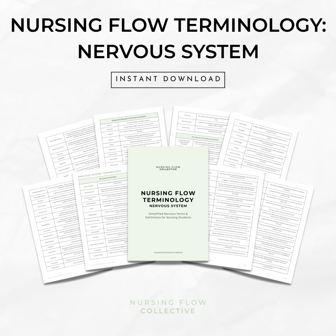 Nursing Flow Terminology: Nervous System